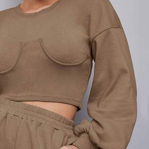 Brand New: SHEIN Drop Shoulder Bustier Top